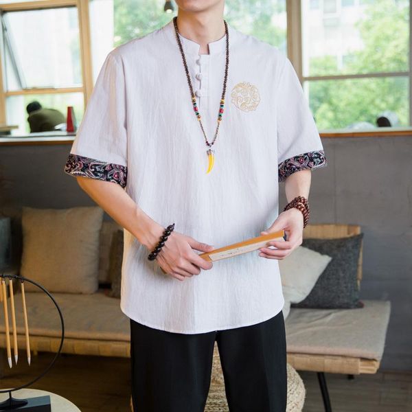 ethnic clothing 2021 japanese kimonos vintage short-sleeved t-shirt chinese style traditional embroidery asian costume, Red
ethnic clothing 2021 japanese kimonos vintage short-sleeved t-shirt chinese style traditional embroidery asian costume, Red