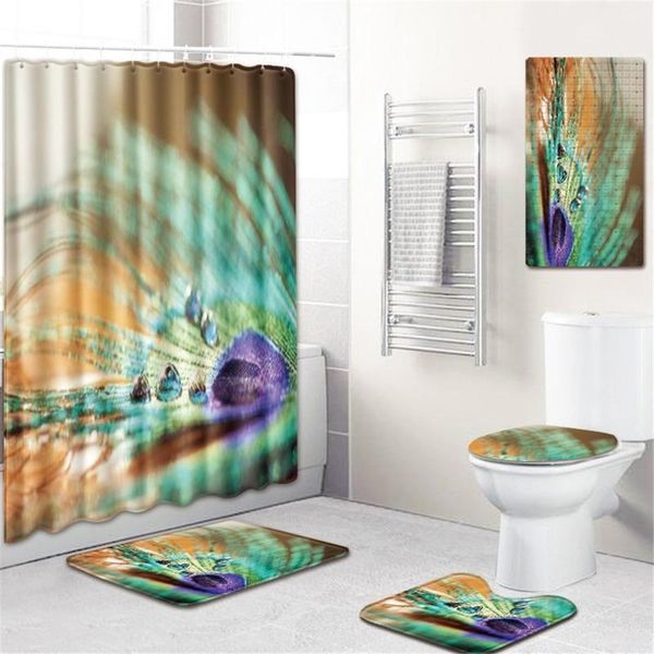 bath mats bathroom mat shower curtain non-slip pvc door absorbent carpet five-piece set
bath mats bathroom mat shower curtain non-slip pvc door absorbent carpet five-piece set