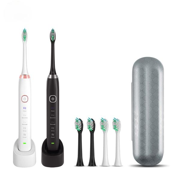 Sarmocare S100 Ultrasonic Sonic Electric Toothbrush LED indicator toothbrushes IPX7 Waterproof 5 models Wireless rechargeable for people
Sarmocare S100 Ultrasonic Sonic Electric Toothbrush LED indicator toothbrushes IPX7 Waterproof 5 models Wireless rechargeable for people