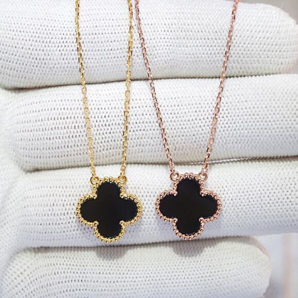 2021 fashion jewelry necklaces black and white red green four leaf flower shell agate 925 silver 18k gold necklace clover buckle
2021 fashion jewelry necklaces black and white red green four leaf flower shell agate 925 silver 18k gold necklace clover buckle