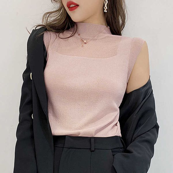 summer blouse women blusas mujer de moda sleeveless blouse women turtleneck knitted blouse shirt women clothes b494 210602, White
summer blouse women blusas mujer de moda sleeveless blouse women turtleneck knitted blouse shirt women clothes b494 210602, White