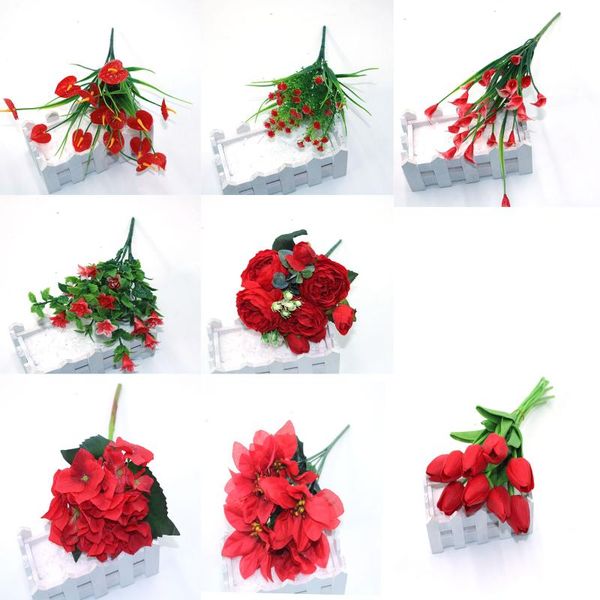 decorative flowers & wreaths mixed cherry red flower artificial bouquet bunch diy christmas wedding cake gift box wreath decoration
decorative flowers & wreaths mixed cherry red flower artificial bouquet bunch diy christmas wedding cake gift box wreath decoration