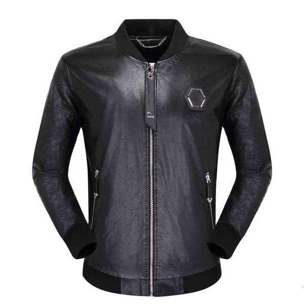 men's leather & faux european style black plein brand skulls men pu jacket luxury outerwear coats leather slim for 12os
men's leather & faux european style black plein brand skulls men pu jacket luxury outerwear coats leather slim for 12os