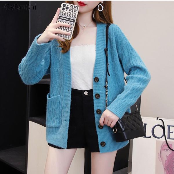 women's knits & tees autumn winter sweater cardigan female korean sweet loose casual women sweaters button v-neck fashion elegant knitt, White
women's knits & tees autumn winter sweater cardigan female korean sweet loose casual women sweaters button v-neck fashion elegant knitt, White