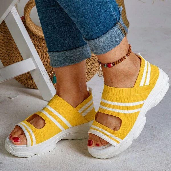 dress shoes 2021 women's sandals woman stretch fabric slip on hollow out peep toe thick bottom casual cover heel ladies female, Black
dress shoes 2021 women's sandals woman stretch fabric slip on hollow out peep toe thick bottom casual cover heel ladies female, Black