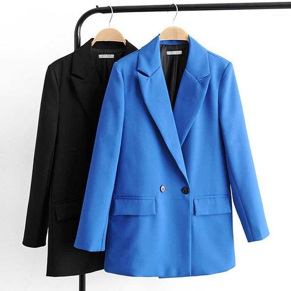 women's suits & blazers fashion women chic office double breasted blazer lady coat notched collar long sleeve ladies elegant outerwear, White;black
women's suits & blazers fashion women chic office double breasted blazer lady coat notched collar long sleeve ladies elegant outerwear, White;black