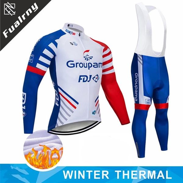 racing sets 2021 groupama fdj cycling team jersey bibs pants set ropa ciclismo mens winter thermal fleece pro bike jacket maillot wear, Black;blue
racing sets 2021 groupama fdj cycling team jersey bibs pants set ropa ciclismo mens winter thermal fleece pro bike jacket maillot wear, Black;blue