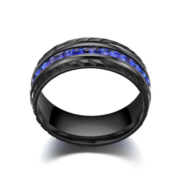wedding rings black 8mm wheel shape ring blue zircon titanium steel for men women lover charm jewelry, Slivery;golden
wedding rings black 8mm wheel shape ring blue zircon titanium steel for men women lover charm jewelry, Slivery;golden