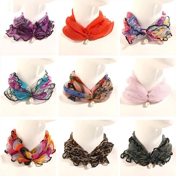 scarves lace pearls scarf fake pearl pendant shiny neck collar ladies chiffon spring summer mother gifts, Blue;gray
scarves lace pearls scarf fake pearl pendant shiny neck collar ladies chiffon spring summer mother gifts, Blue;gray
