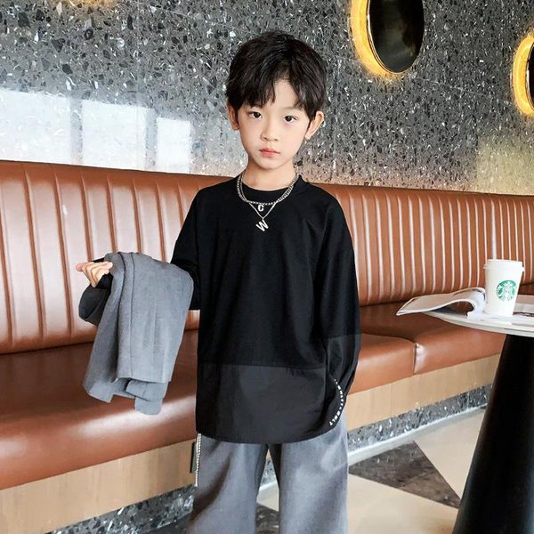 clothing sets boy fashion korean formal suit kids casual trend dance clothes teenagers solid color hip hop costume children leisure outfit, White
clothing sets boy fashion korean formal suit kids casual trend dance clothes teenagers solid color hip hop costume children leisure outfit, White