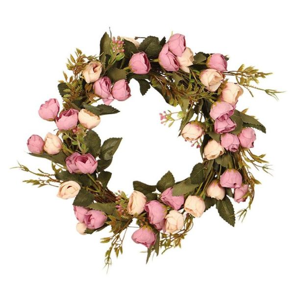 decorative flowers & wreaths artificial flower wreath simulation rose garland for home front door christmas wedding party decoration (rose)
decorative flowers & wreaths artificial flower wreath simulation rose garland for home front door christmas wedding party decoration (rose)