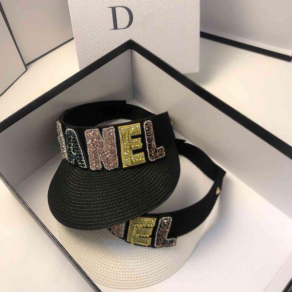 summer hat children's new small fragrance air hat versatile outdoor sunshade sunscreen color diamond letter straw hat, Black;white
summer hat children's new small fragrance air hat versatile outdoor sunshade sunscreen color diamond letter straw hat, Black;white