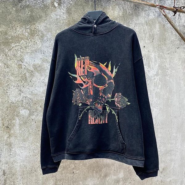 men's hoodies & sweatshirts represent uk tour 1987 skull rose washed old rock vintage hoodie oversized retro heavy weight designer flee, Black
men's hoodies & sweatshirts represent uk tour 1987 skull rose washed old rock vintage hoodie oversized retro heavy weight designer flee, Black