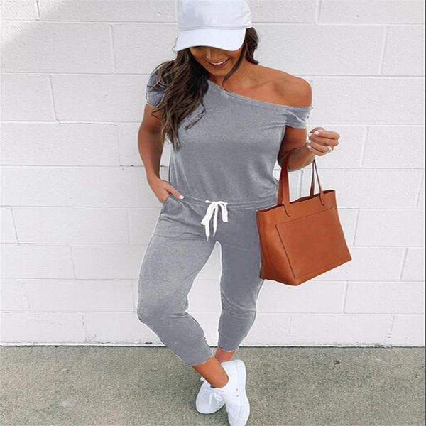 women's jumpsuits & rompers fashion women ladies solid short sleeve loose jumpsuit summer strappy playsuit holiday party beach clothes, Black;white
women's jumpsuits & rompers fashion women ladies solid short sleeve loose jumpsuit summer strappy playsuit holiday party beach clothes, Black;white