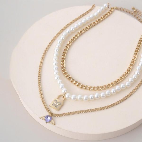 chains 70% women butterfly multilayer pearl geometric pendant necklace ladies metal chain design jewelry gift, Silver
chains 70% women butterfly multilayer pearl geometric pendant necklace ladies metal chain design jewelry gift, Silver