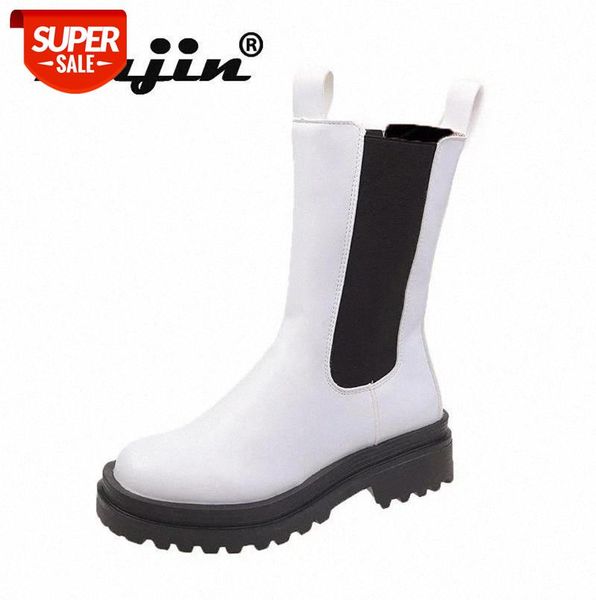 2021 new style autumn winter korean fashion mid calf boots women's fashion boots round toe flat chunky heel smoker boots #yz2i
2021 new style autumn winter korean fashion mid calf boots women's fashion boots round toe flat chunky heel smoker boots #yz2i
