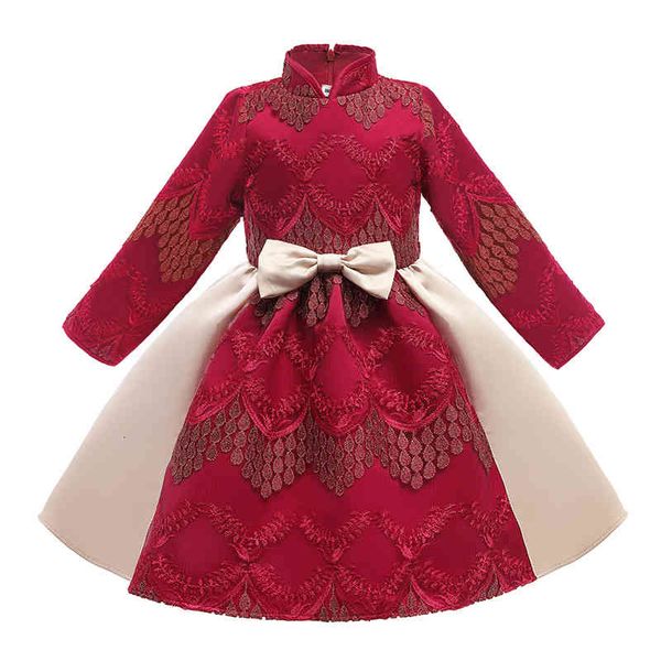 girl's infant kids girls lace satin embroidery flower high grade party wedding dress elegant princess dresses c0223, Red;yellow
girl's infant kids girls lace satin embroidery flower high grade party wedding dress elegant princess dresses c0223, Red;yellow