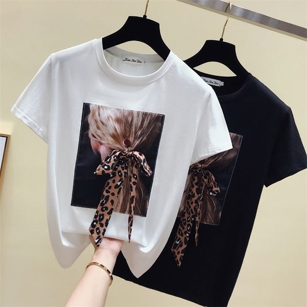 gkfnmt korea white t shirt women clothes o-neck summer short sleeve appliques vintage tshirt casual black tee shirt femme 210317
gkfnmt korea white t shirt women clothes o-neck summer short sleeve appliques vintage tshirt casual black tee shirt femme 210317