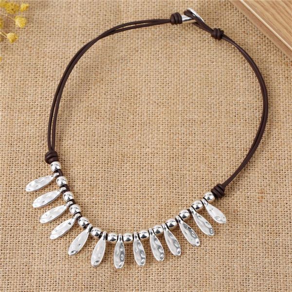 sandrine brand wholesale factory handmade diy vinatge retro leaf leather statement necklace for women punk rock style christmas chokers, Golden;silver
sandrine brand wholesale factory handmade diy vinatge retro leaf leather statement necklace for women punk rock style christmas chokers, Golden;silver