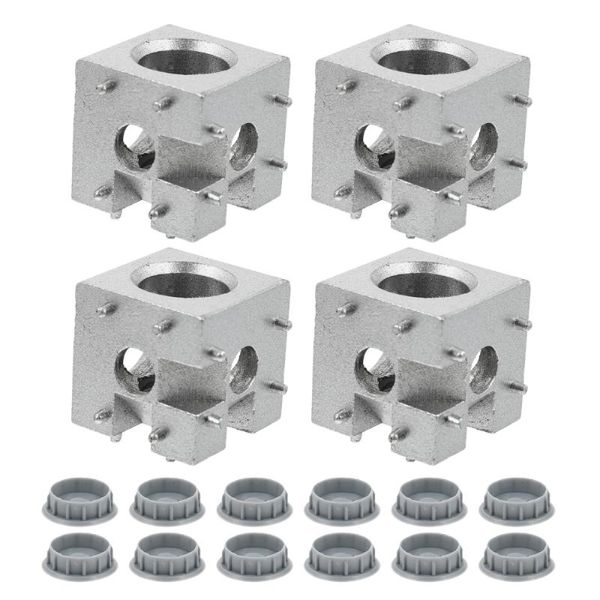 watering equipments 1 set 4pcs aluminum corner cube european standard right angle connector (silver)
watering equipments 1 set 4pcs aluminum corner cube european standard right angle connector (silver)