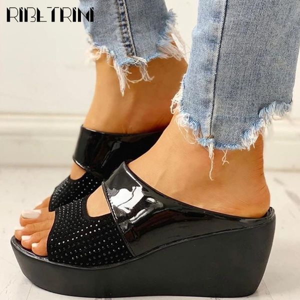 slippers ribetrini ins 2021 female outdoor mixed colo platform shoes open toe wedges women comfy, Black
slippers ribetrini ins 2021 female outdoor mixed colo platform shoes open toe wedges women comfy, Black