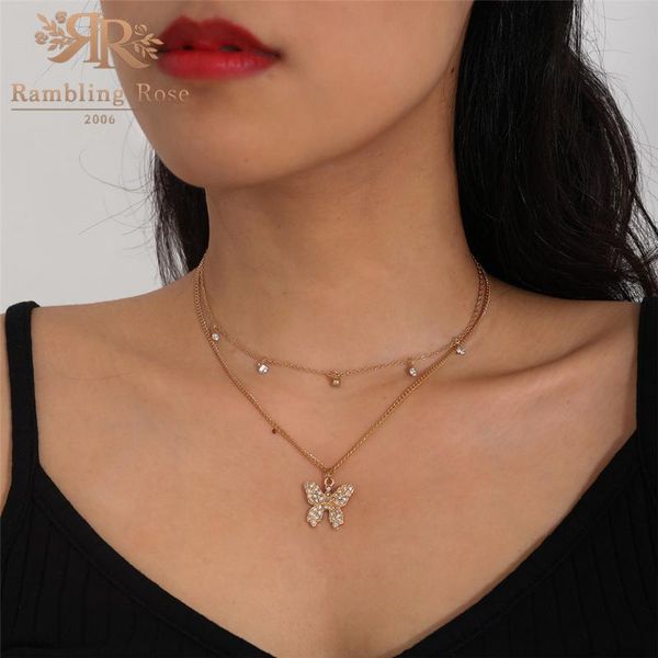 pendant necklaces fashion butterfly necklace choker with rhinestone crystal gold color luxury neck chain collar for women girls jewelry, Silver
pendant necklaces fashion butterfly necklace choker with rhinestone crystal gold color luxury neck chain collar for women girls jewelry, Silver