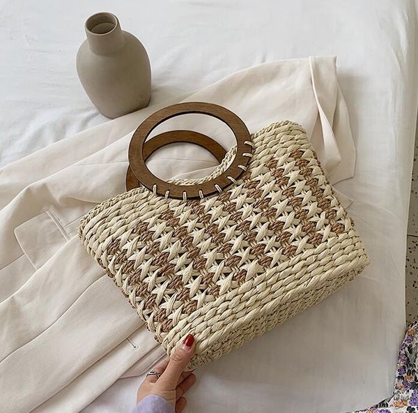 factory wholesale women bag romantic holiday woven summer beach handbag large striped fashion handbags elegant atmosphere straw beachs bags, Black;red
factory wholesale women bag romantic holiday woven summer beach handbag large striped fashion handbags elegant atmosphere straw beachs bags, Black;red