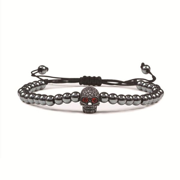classic skull men bracelet pave cubic zirconia vintage copper beads strand jewelry accessories for male gift beaded, strands, Black
classic skull men bracelet pave cubic zirconia vintage copper beads strand jewelry accessories for male gift beaded, strands, Black