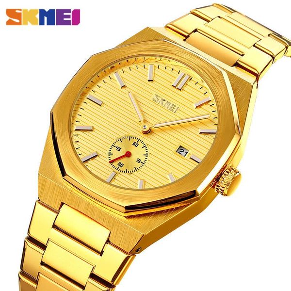 wristwatches skmei casual quartz men watches stainless steel strap date time waterproof wristwatch clock reloj hombre 9262, Slivery;brown
wristwatches skmei casual quartz men watches stainless steel strap date time waterproof wristwatch clock reloj hombre 9262, Slivery;brown