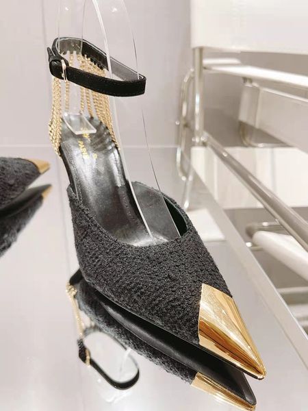 2022 latest high heels shoe real sheepskin gold head fashion women's shoes bride's buckle stiletto sandals pointed toe sandals ank, Black
2022 latest high heels shoe real sheepskin gold head fashion women's shoes bride's buckle stiletto sandals pointed toe sandals ank, Black