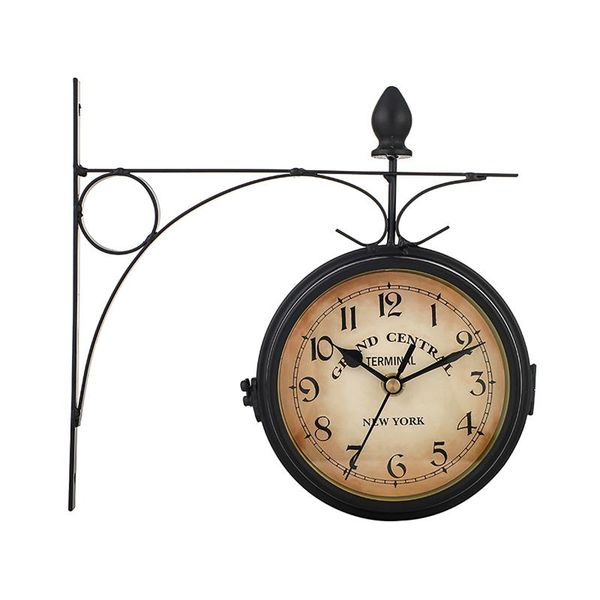 wall clocks european-style double-sided clock creative classic retro hanging iron decorative monochrome
wall clocks european-style double-sided clock creative classic retro hanging iron decorative monochrome