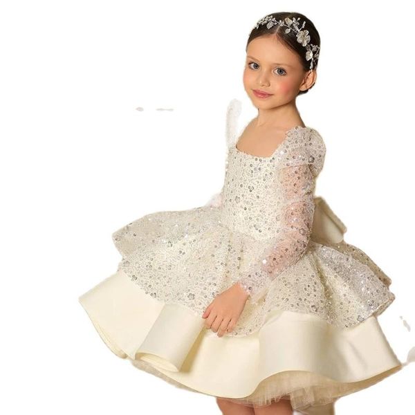 girl's dresses glitter ivory flower girl sequin baby dress square puffy for girls kids birthday party gown, Red;yellow
girl's dresses glitter ivory flower girl sequin baby dress square puffy for girls kids birthday party gown, Red;yellow