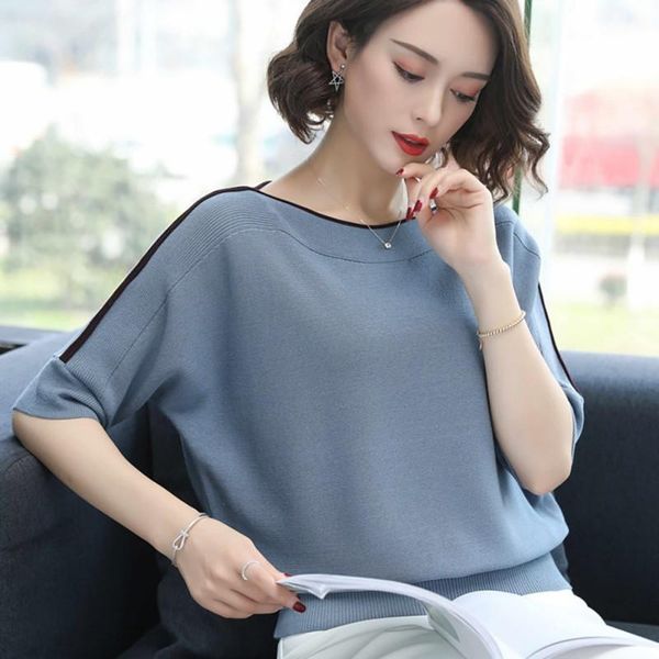 women's t-shirt casual fashion women t shirt female slim knit bottoming solid half sleeve tees, White
women's t-shirt casual fashion women t shirt female slim knit bottoming solid half sleeve tees, White