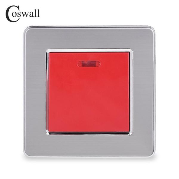 smart home control coswall 45a dp switch with neon high power electric kitchen water heater on / off wall air conditioner interruptor
smart home control coswall 45a dp switch with neon high power electric kitchen water heater on / off wall air conditioner interruptor