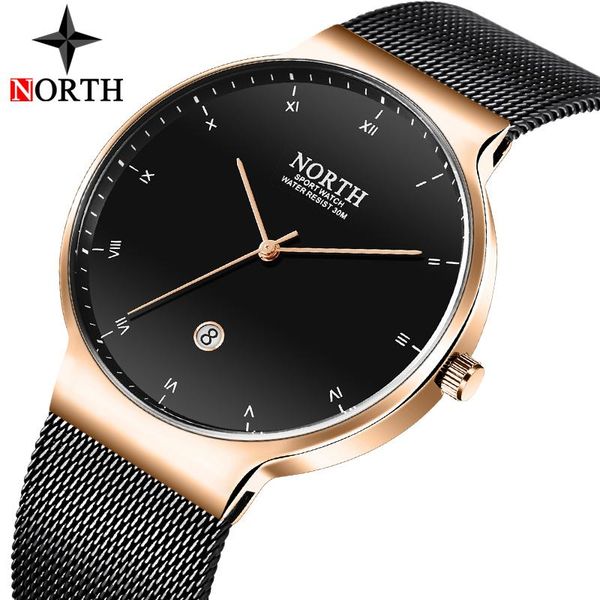 wristwatches north business casual quartz watch men fashion simple mesh steel waterproof sport watches relogio masculino, Slivery;brown
wristwatches north business casual quartz watch men fashion simple mesh steel waterproof sport watches relogio masculino, Slivery;brown