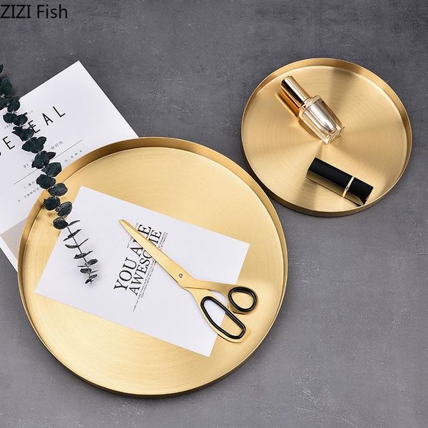 dishes & plates metal stainless steel dinner storage tray home round tea plate nordic creative key debris brass decoration
dishes & plates metal stainless steel dinner storage tray home round tea plate nordic creative key debris brass decoration