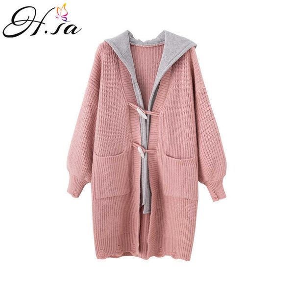 h.sa winter clothes for women cardigans knitted long sweater coat warm jackets korean oversized knit warm sweater cardigans 210716, White;black
h.sa winter clothes for women cardigans knitted long sweater coat warm jackets korean oversized knit warm sweater cardigans 210716, White;black