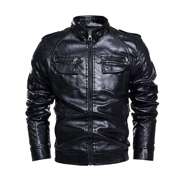 men's fur & faux leather jacket men 2021 motorcycle coats fleece warm bomber jackets male autumn winter fashion outerwear, Black
men's fur & faux leather jacket men 2021 motorcycle coats fleece warm bomber jackets male autumn winter fashion outerwear, Black