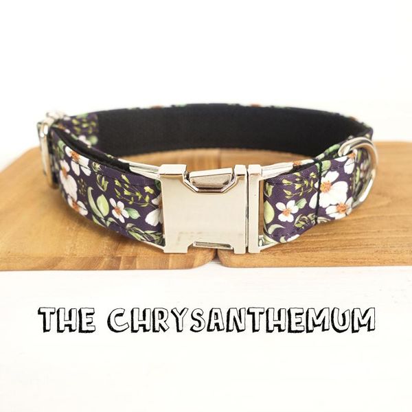 chrysanthemum designer dog collar and leash set nylon fabric pet with metal buckle collars & leashes
chrysanthemum designer dog collar and leash set nylon fabric pet with metal buckle collars & leashes