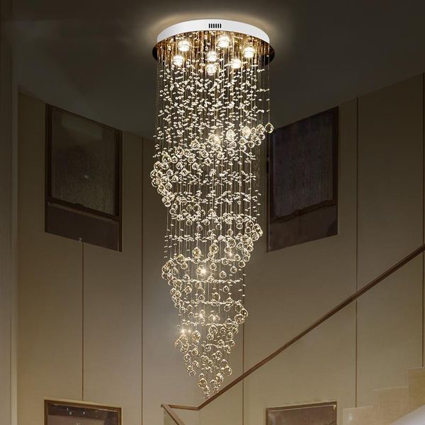 chandeliers crystal chandelier modern simple spiral creative duplex staircase long el villa lamp
chandeliers crystal chandelier modern simple spiral creative duplex staircase long el villa lamp