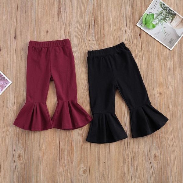 kids baby girl solid color elastic waist flared pant bell bottom children clothes 6m-5y trousers, Blue
kids baby girl solid color elastic waist flared pant bell bottom children clothes 6m-5y trousers, Blue
