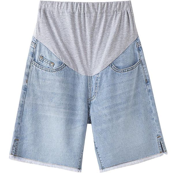 maternity bottoms 2021 summer pregnant women loose straight wide-legged jeans plus size high waist denim shorts knee-length trousers, White
maternity bottoms 2021 summer pregnant women loose straight wide-legged jeans plus size high waist denim shorts knee-length trousers, White