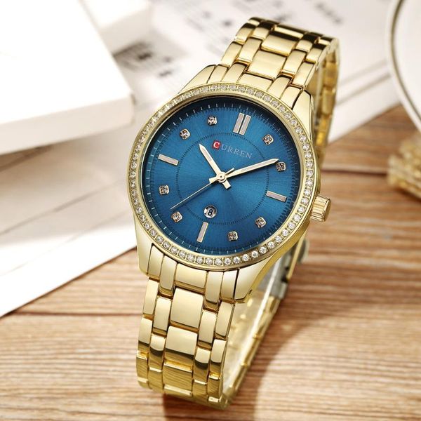 wristwatches women watches curren quartz watch shining crystal ladeis golden steel bracelet relogio feminino, Slivery;brown
wristwatches women watches curren quartz watch shining crystal ladeis golden steel bracelet relogio feminino, Slivery;brown