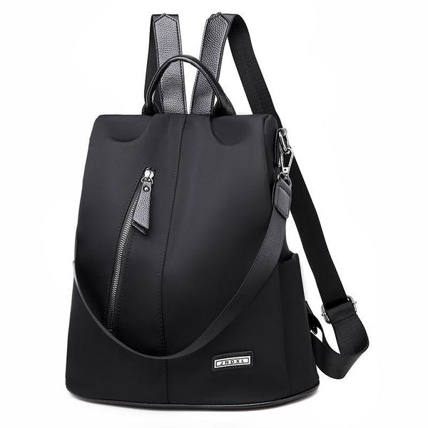 backpack women anti-theft waterproof fabric large female shoulder bag capacity simple style casual mochila travel m372 
backpack women anti-theft waterproof fabric large female shoulder bag capacity simple style casual mochila travel m372