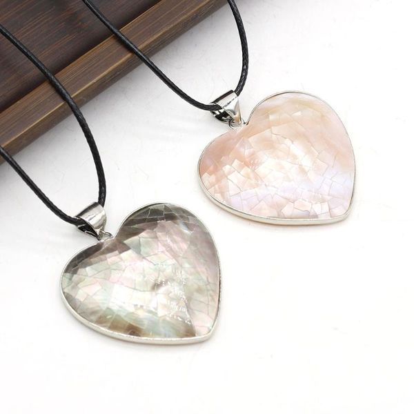 chains 45cm natural white black shell heart shape charms pendants for women girls necklace jewelry accessories gifts size 40x40mm, Silver
chains 45cm natural white black shell heart shape charms pendants for women girls necklace jewelry accessories gifts size 40x40mm, Silver