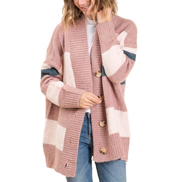 women's knits & tees casual loose women knitwear coat female patchwork cardigans long sleeve outerwear knitted sweaters streetwear, White
women's knits & tees casual loose women knitwear coat female patchwork cardigans long sleeve outerwear knitted sweaters streetwear, White