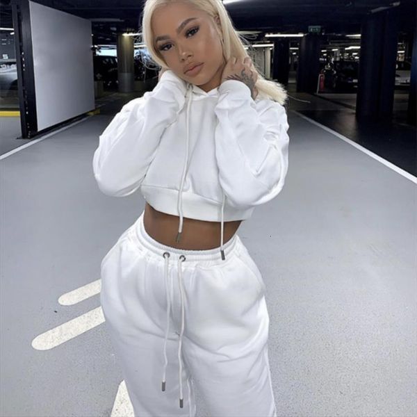 2 piece set casual womenpant sport outfits tracksuit hoodies sweatshirt sweatpants jogger pants fashion winter sportswear, White
2 piece set casual womenpant sport outfits tracksuit hoodies sweatshirt sweatpants jogger pants fashion winter sportswear, White