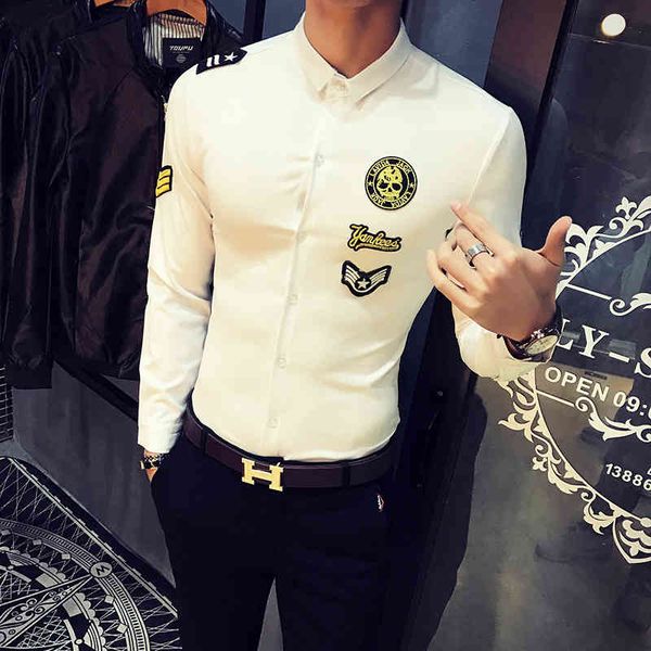 t shirts more size 5xl-s spring long flight attendant uniform men's clothes 2021 simple fine casual fit party/warm tuxedo 9n5v, White;black
t shirts more size 5xl-s spring long flight attendant uniform men's clothes 2021 simple fine casual fit party/warm tuxedo 9n5v, White;black