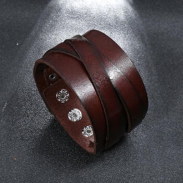 4.2cm wide leather bracelet punk men jewelry black brown x crossed layer diy gift women tennis, Golden;silver
4.2cm wide leather bracelet punk men jewelry black brown x crossed layer diy gift women tennis, Golden;silver