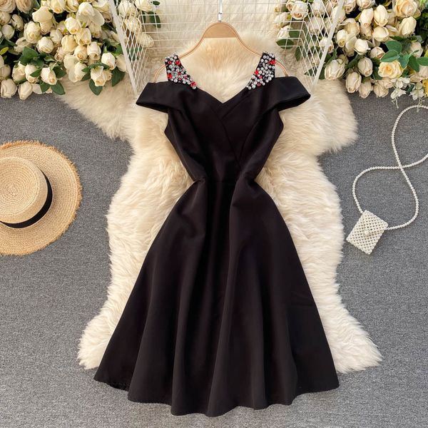 two piece dress 2021 summer women's diamond decoration off shoulder evening party ladies elegant a-line midi plus size zuvt, White
two piece dress 2021 summer women's diamond decoration off shoulder evening party ladies elegant a-line midi plus size zuvt, White
